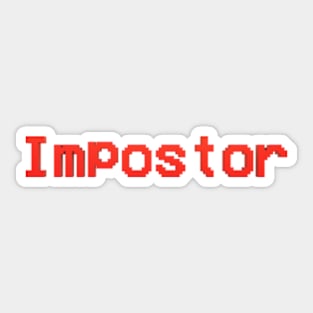 Impostor - Among Us - 3D Sticker